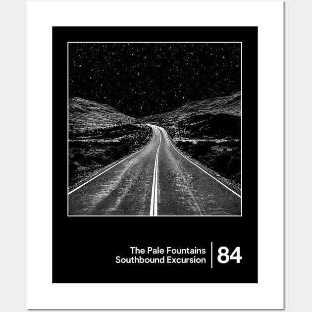 The Pale Fountains - Minimal Style Graphic Artwork Design Wall Art by saudade